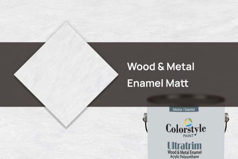 Краска 584 W1 Wood & Metal Enamel Matt 0.728 л.
